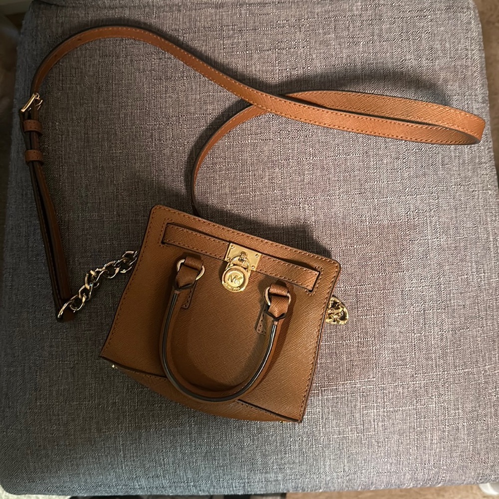 HAMILTON SAFFIANO LEATHER MINI CROSSBODY